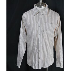 Trovata Tan Red Green Button Down Shirt - L